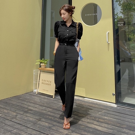 quần baggy nữ dáng hàn dễ mặc