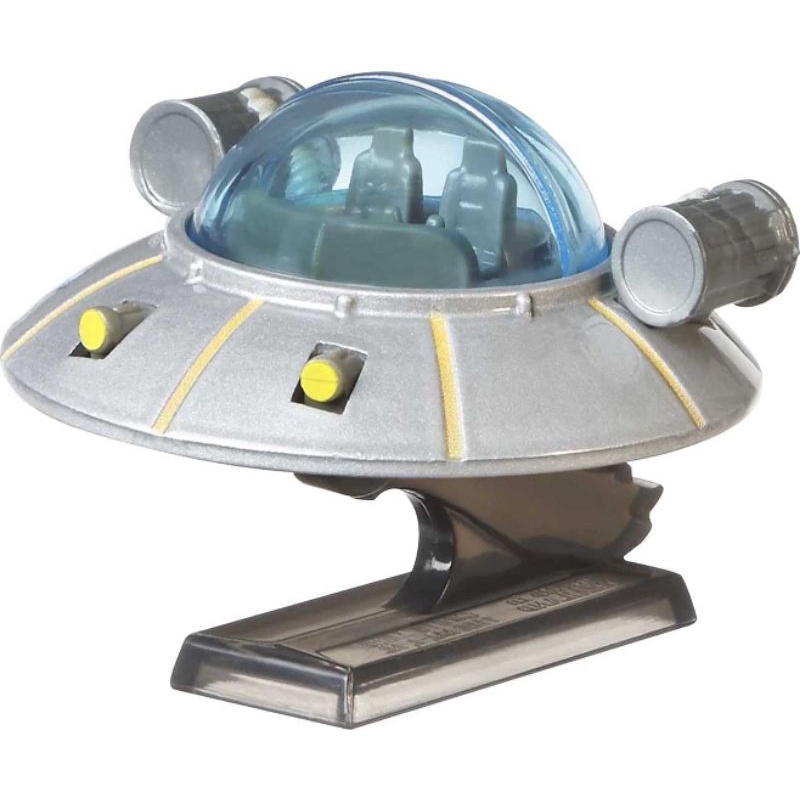 Xe mô hình Hot Wheels Premium Pop Culture Rick and Morty Rick's Ship tỷ lệ 1:64