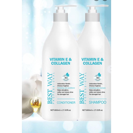 CẶP DẦU GỘI XẢ BESTWAY 800ML