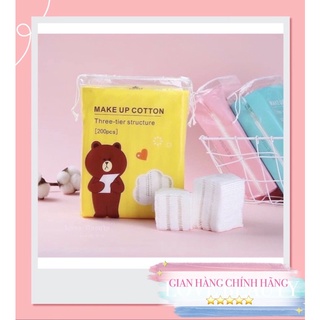 Bông tẩy trang LINE , MAKE UP COTTON 200 miếng
