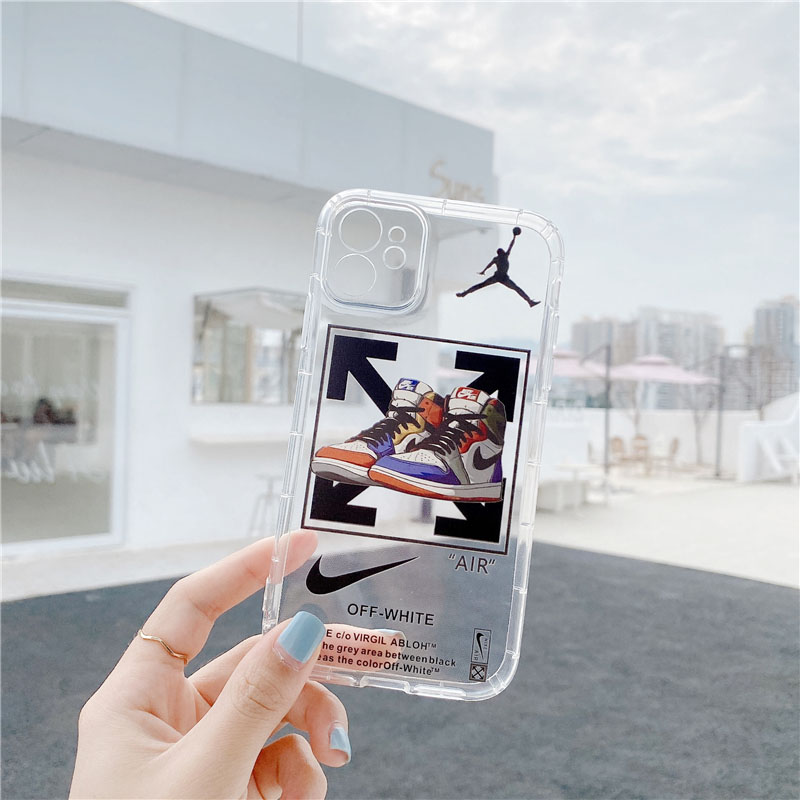 Ốp Điện Thoại Trong Suốt In Logo Nike Cho iPhone 12/ Pro/ Max/ Mini/ 11/ Xs Max/ Xr/ X/ I7/ 7p/ 8/ 8 Plus