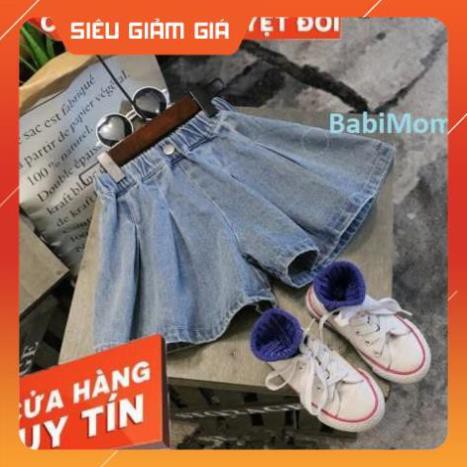 FREE SHIP Quần bò xếp ly cho bé size nhí đại cho bé 12kg - 30kg