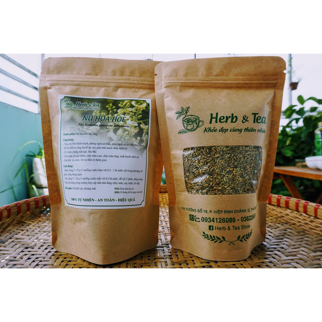 NỤ HOA HÒE SAO VÀNG – 250 GRAM