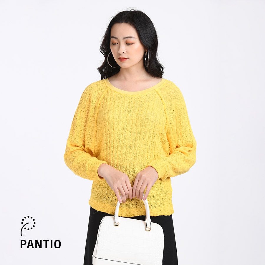 FAT9060 - Áo dệt kim dài tay kiểu dáng basic đơn giản - PANTIO