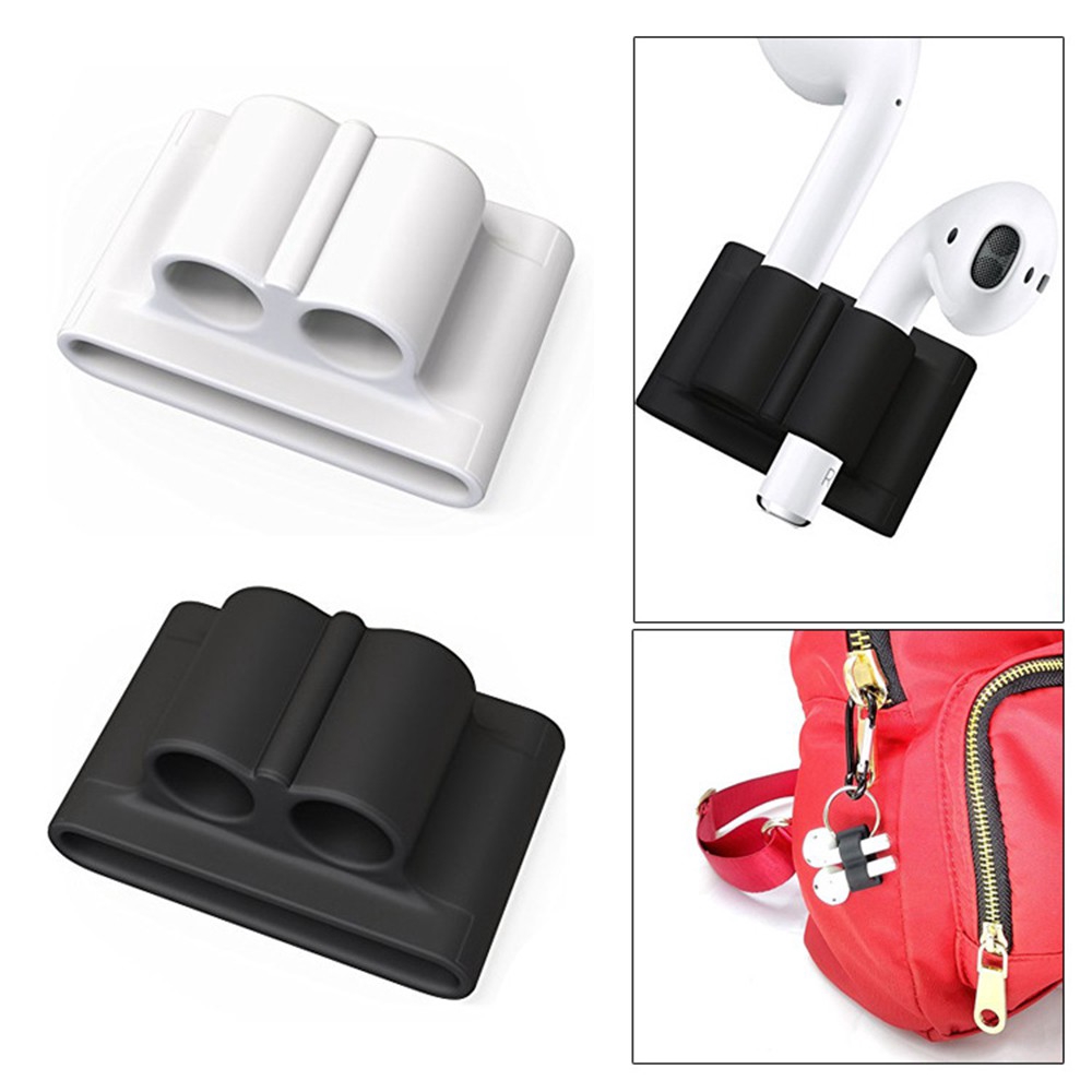 Headphones Protector Sleeve For Apple AirPods Portable Anti-Lost Silicone Airpods Storage Case