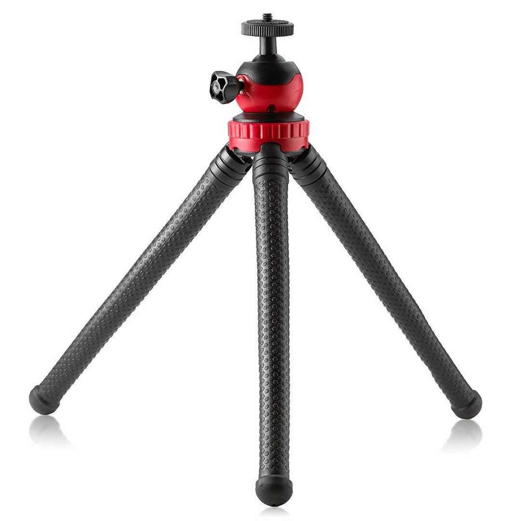 Chân máy ảnh tripod bach tuột đầu khớp xoay 360 độ ren chuẩn 1/4