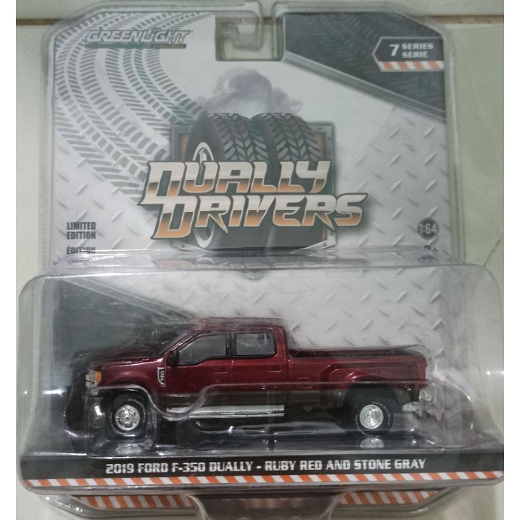 greenlight dually divers:2019 ford-red ruby