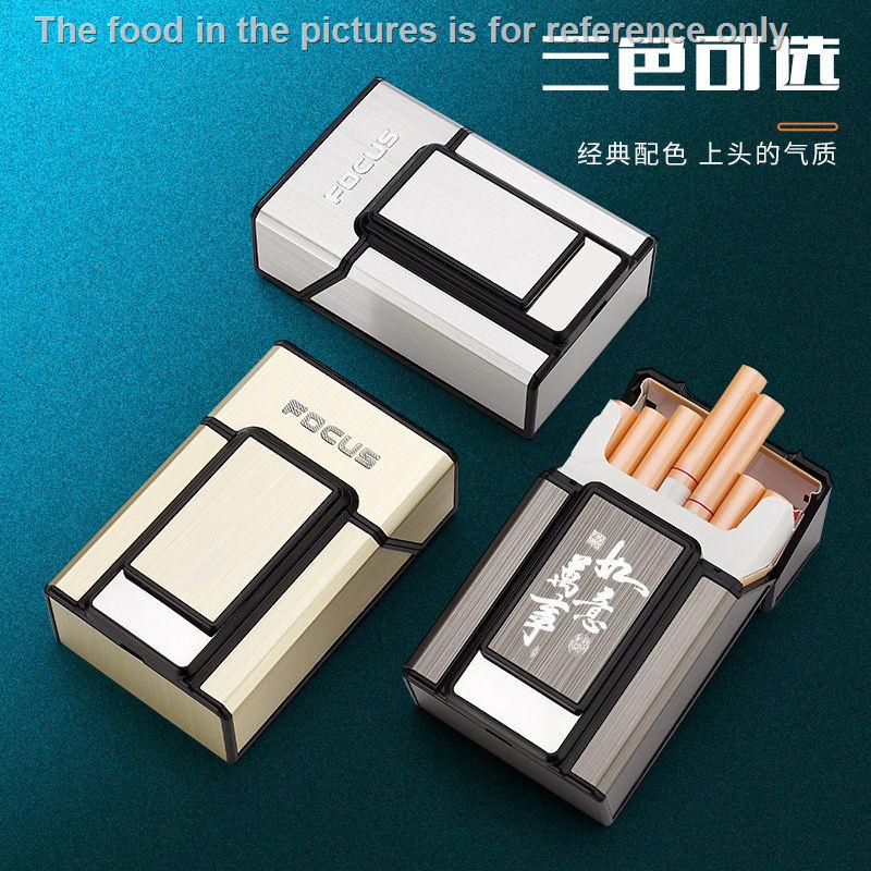 [20 Hộp Đựng Thuốc Lá Cứng Cáp Sạc Một Bật Lửa Chống Gió Mềm Mại Thông Dụng