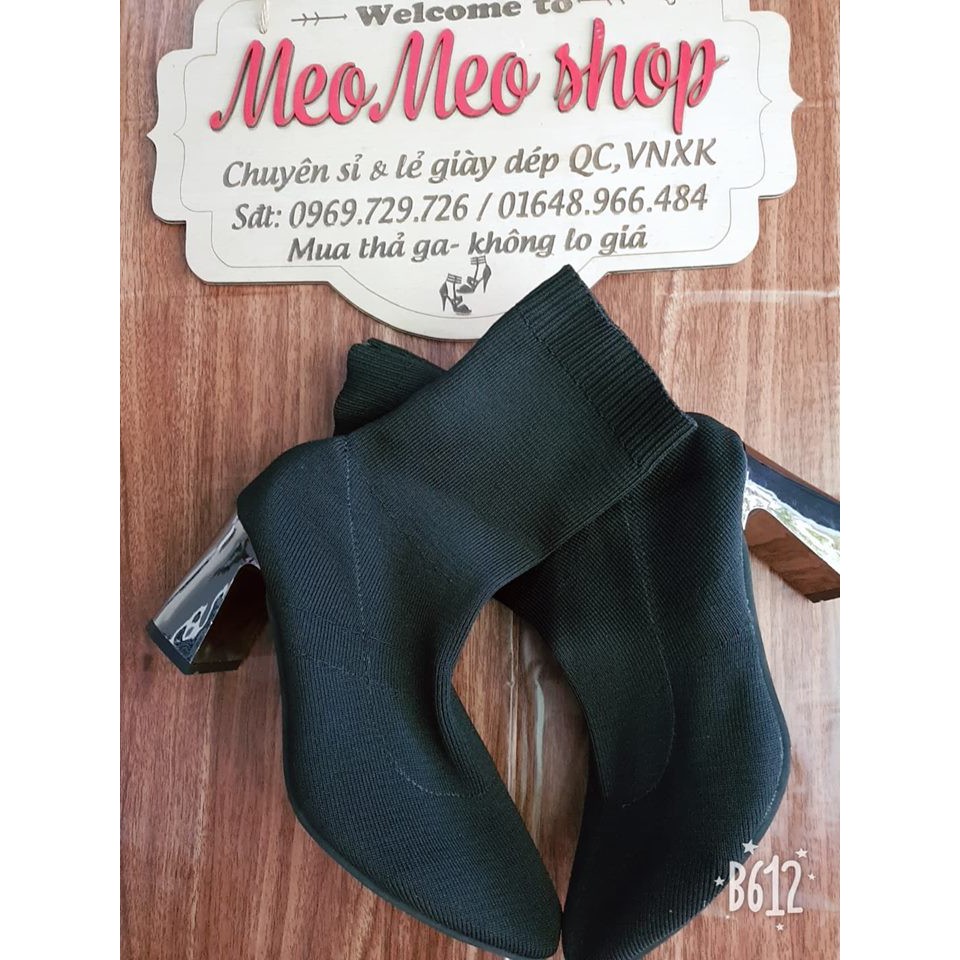 Boot gót bạc tráng gương siêu hot(sale size 38,39) | BigBuy360 - bigbuy360.vn