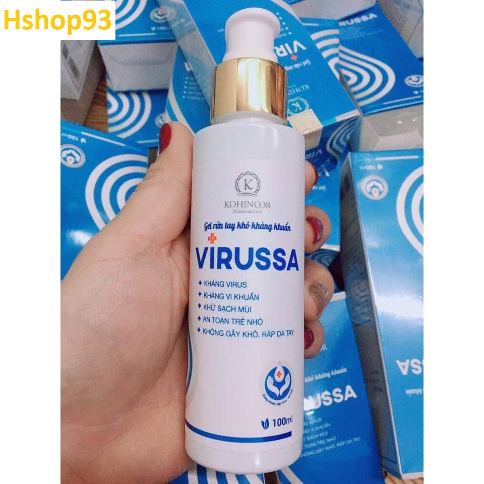 Gel nước rửa tay khô kháng khuẩn Virussa | BigBuy360 - bigbuy360.vn