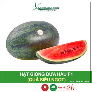 Hạt Giống Dưa Hấu F1 Siêu Năng Suất - Quả Ngọt, Cây Sinh Trưởng Nhanh