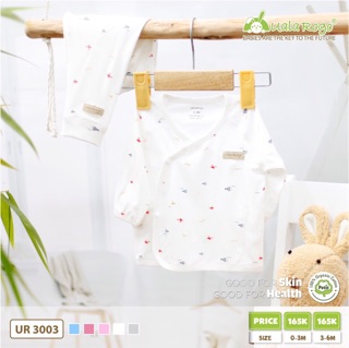 Bộ SS QA cúc chéo petit 0-6m (vải mỏng)