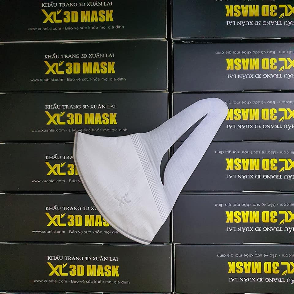 ( Mẫu Mới) Hộp 50 Cái Khẩu Trang 3D Mask Xuân Lai Công Nghệ Nhật Bản