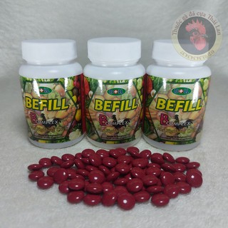 thuốc bổ tổng hợp dành cho gà đá BEFILL BCOMPLEX ( 1 hủ / 80 viên )