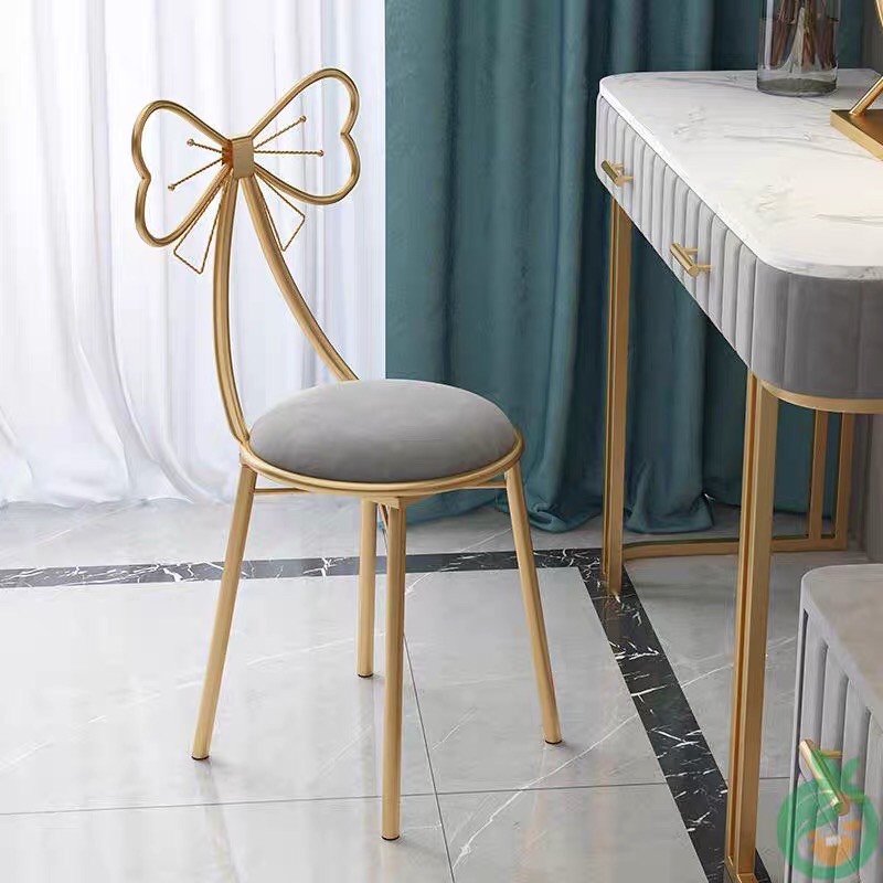 { sẵn } Ghế để Bàn trang điểm cài nơ xinh xắn | BigBuy360 - bigbuy360.vn