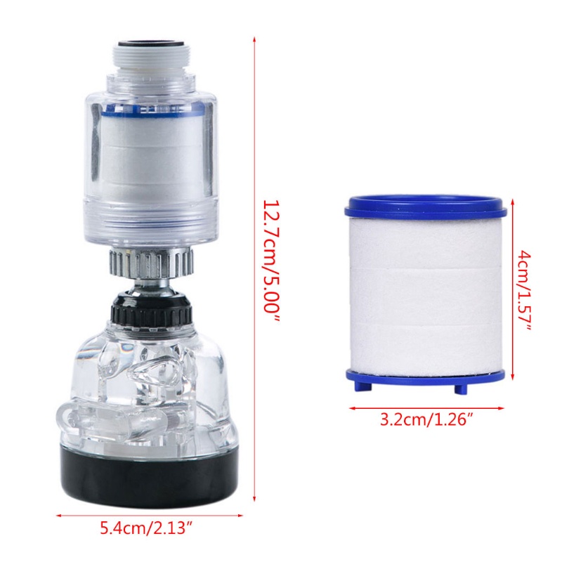 Vòi Nước Tăng Áp Xoay 360 Độ Tiện Dụng° Đầu Gắn Vòi Nước Chống Bắn Tung Tóe