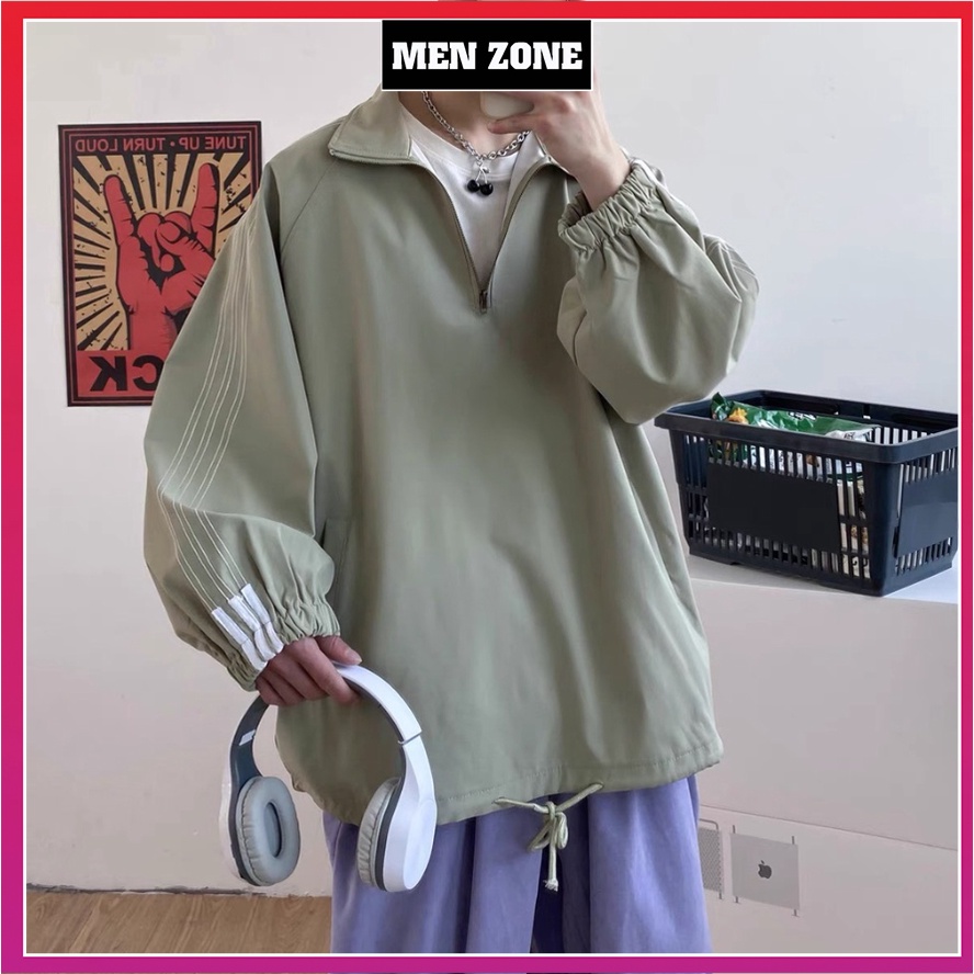 Áo Jacket Dù Chui Đầu Unisex Form Rộng Cực Đẹp, Áo Khoác Gió Nam Nữ Cao Cấp ,Đi Học Đi Chơi [GAQ]