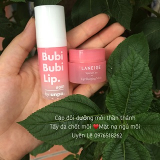 Set dưỡng môi mềm và hồng Bubi- Laneige