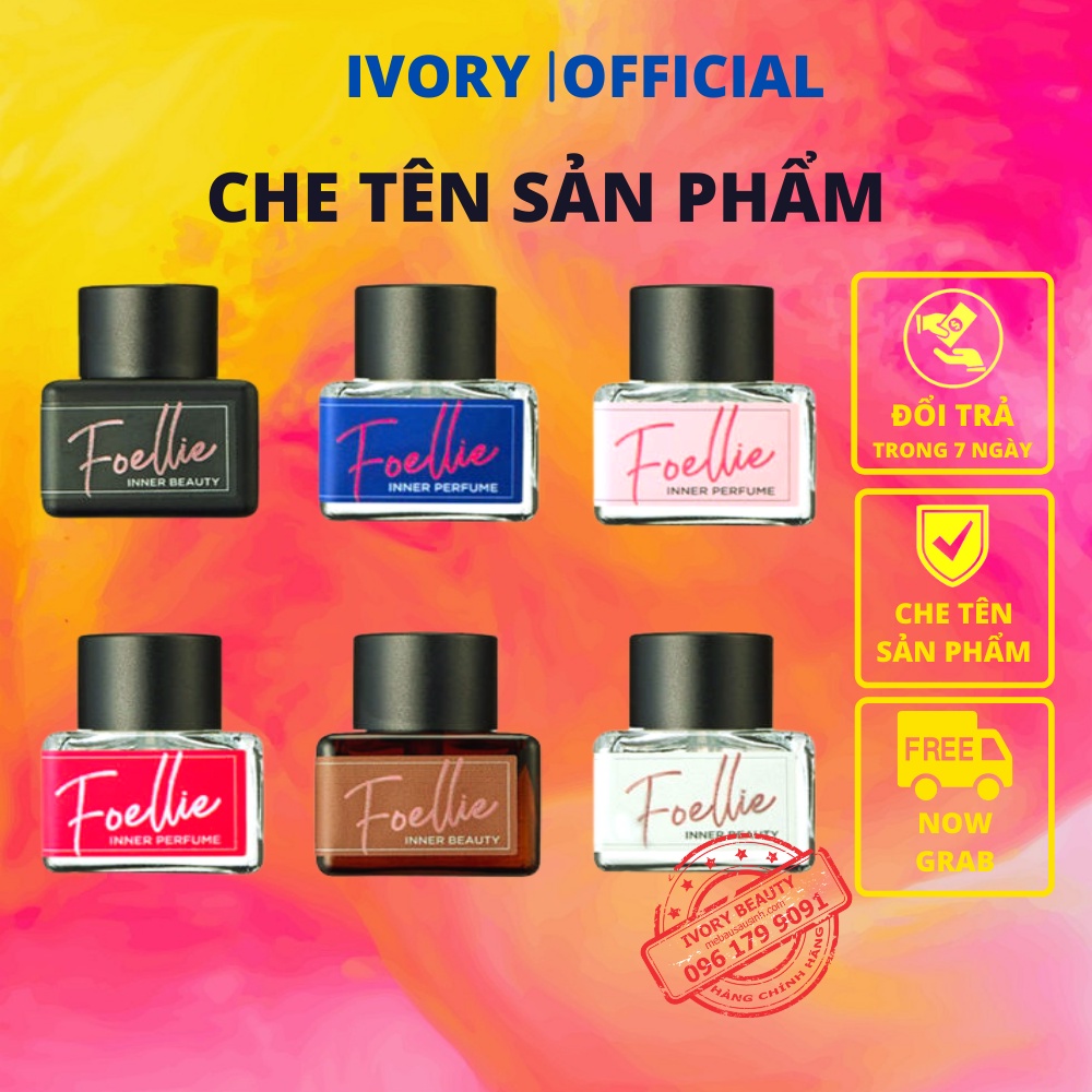 Nước Hoa Vùng Kín CHÍNH HÃNG Foellie Hàn Quốc Nước Hoa Cô Bé Thơm Lâu Quyến Rũ 5ml (Lựa Chọn Mùi)