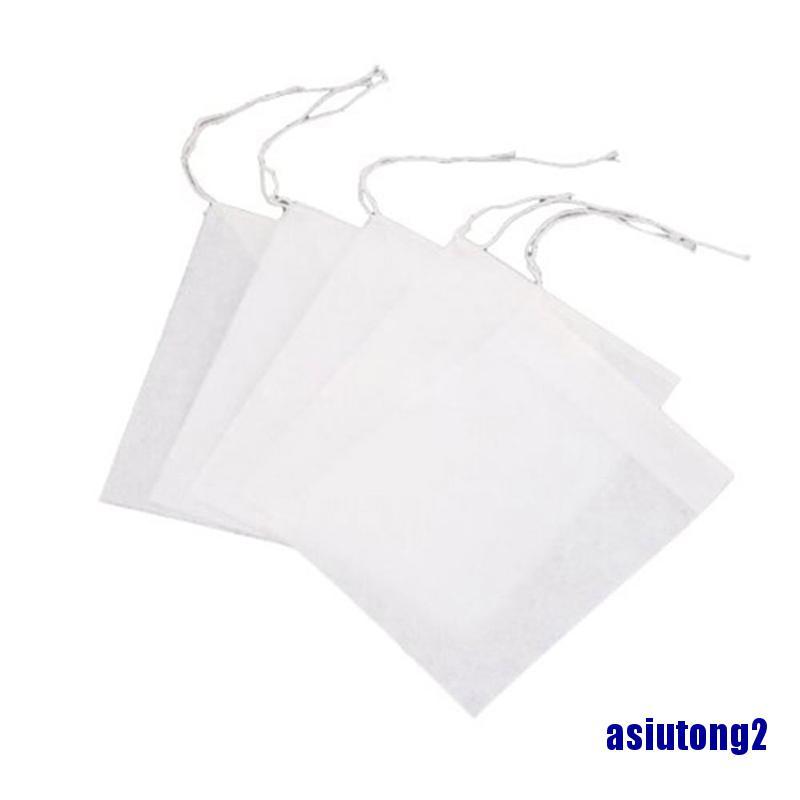 Set 100 túi lọc trà rỗng có dây bằng giấy 5.5 x 7cm | BigBuy360 - bigbuy360.vn