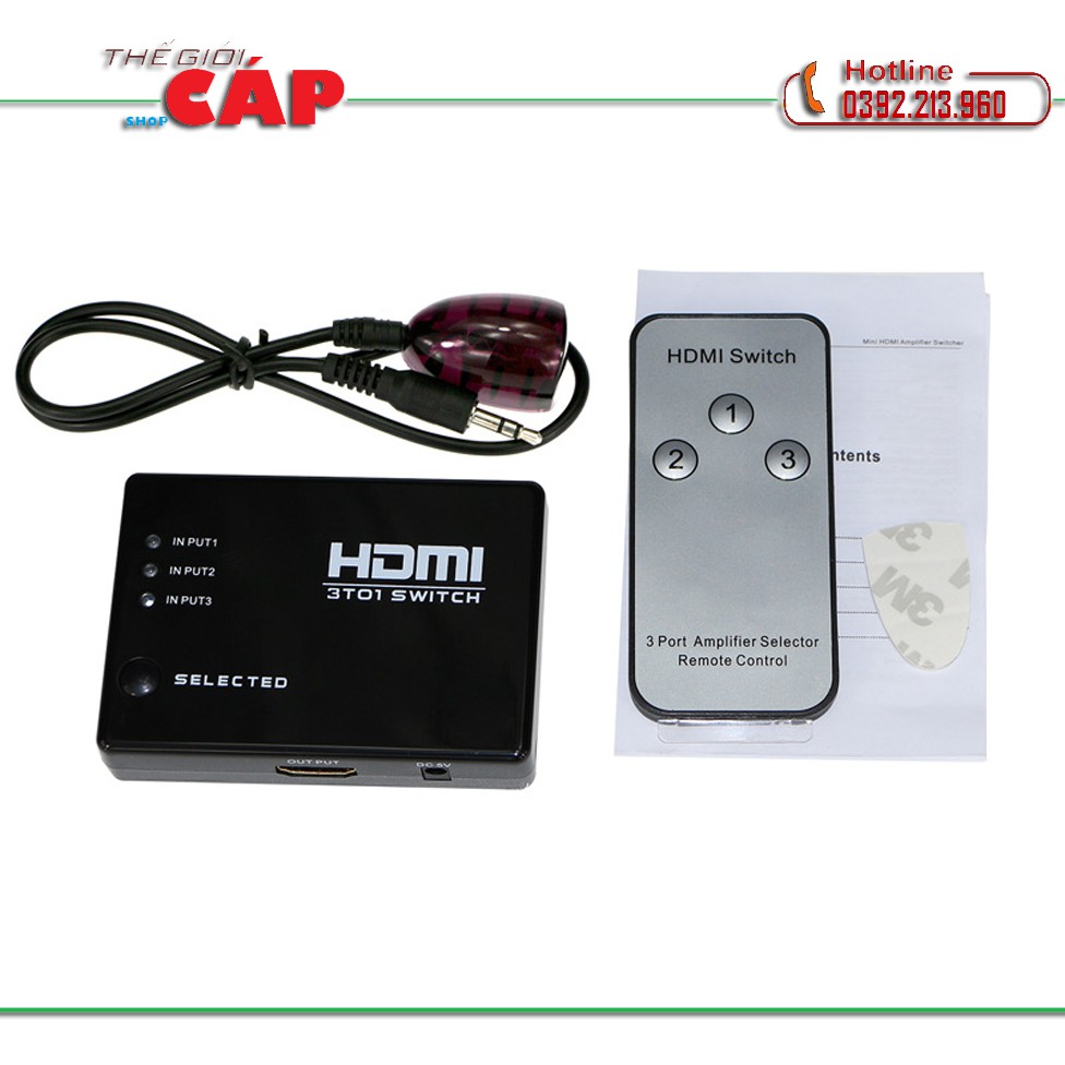 Bộ gộp HDMI 3 vào 1 ra