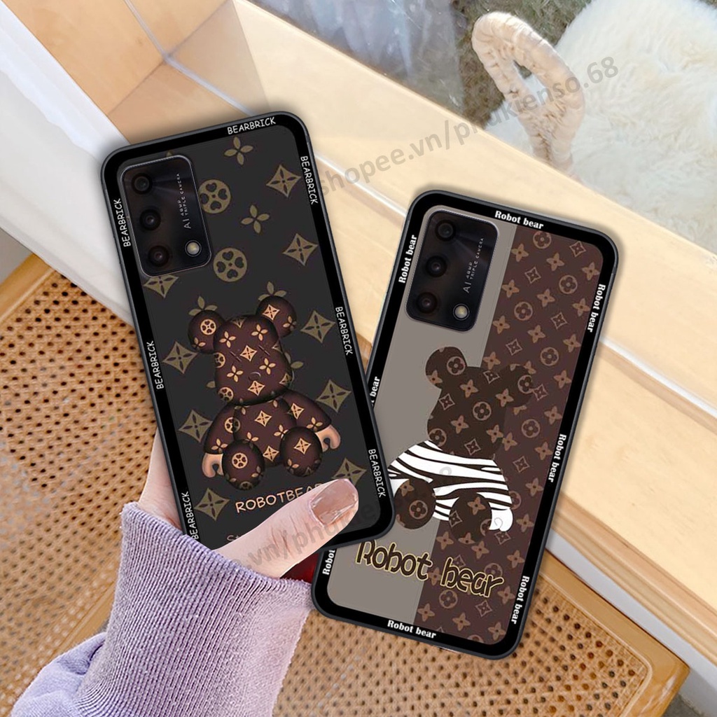 Ốp lưng điện thoại Oppo A74 / A94 / A95 in hình gấu bear, kaws, doremon thời trang, ốp lưng cao cấp chất lượng