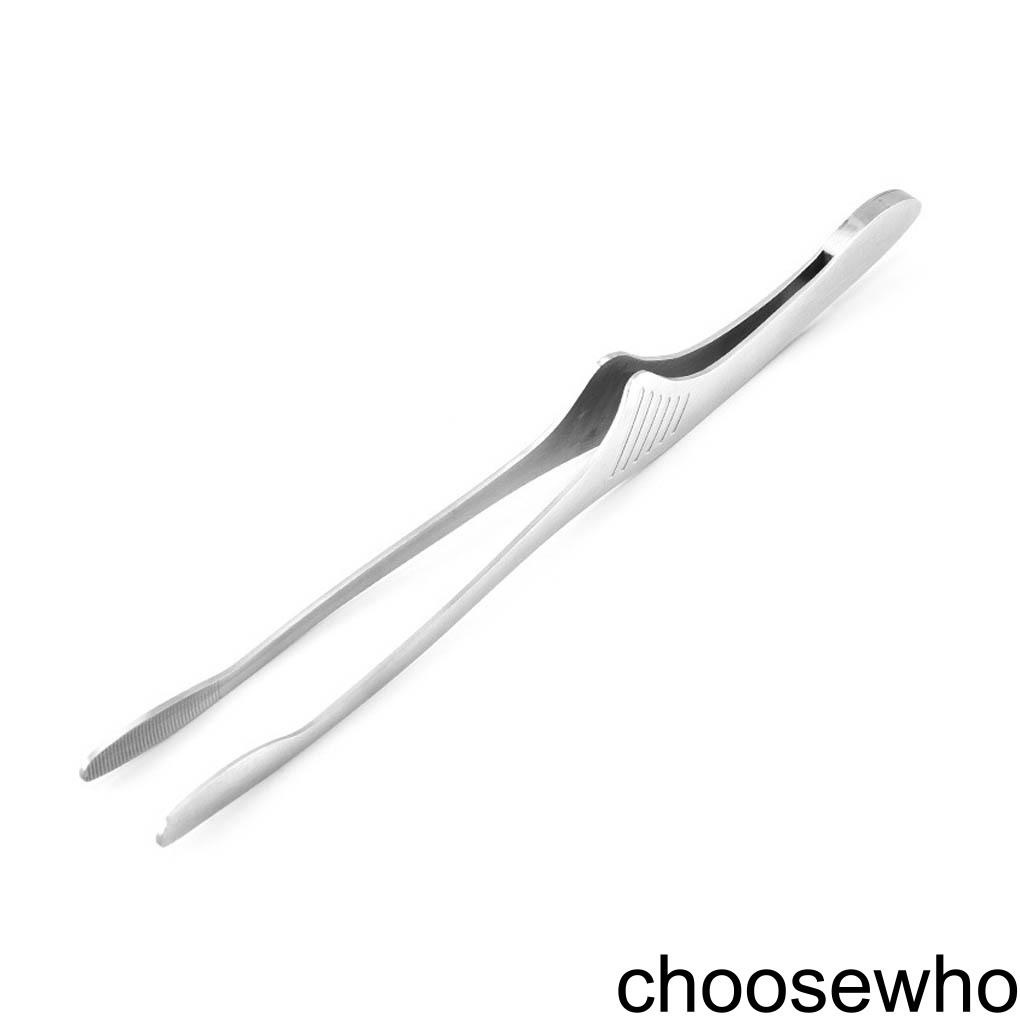 [CHOO] BBQ Food Barbecue Clip Stainless Steel Grill Cooking Tong Kitchen Bread Baking Outdoor Grilling Clamp