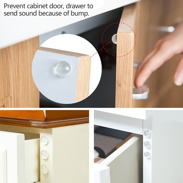 Bộ 24 miếng đệm không gây tiếng nhựa resin tổng hợp mềm chống va chạm và trượt cho phòng tắm