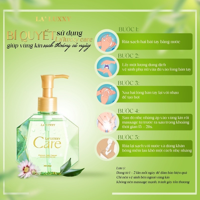 Dung dịch vệ sinh La Luxxy Care Dr Lacir - Dung dịch vệ sinh Dr Lacir chính hãng