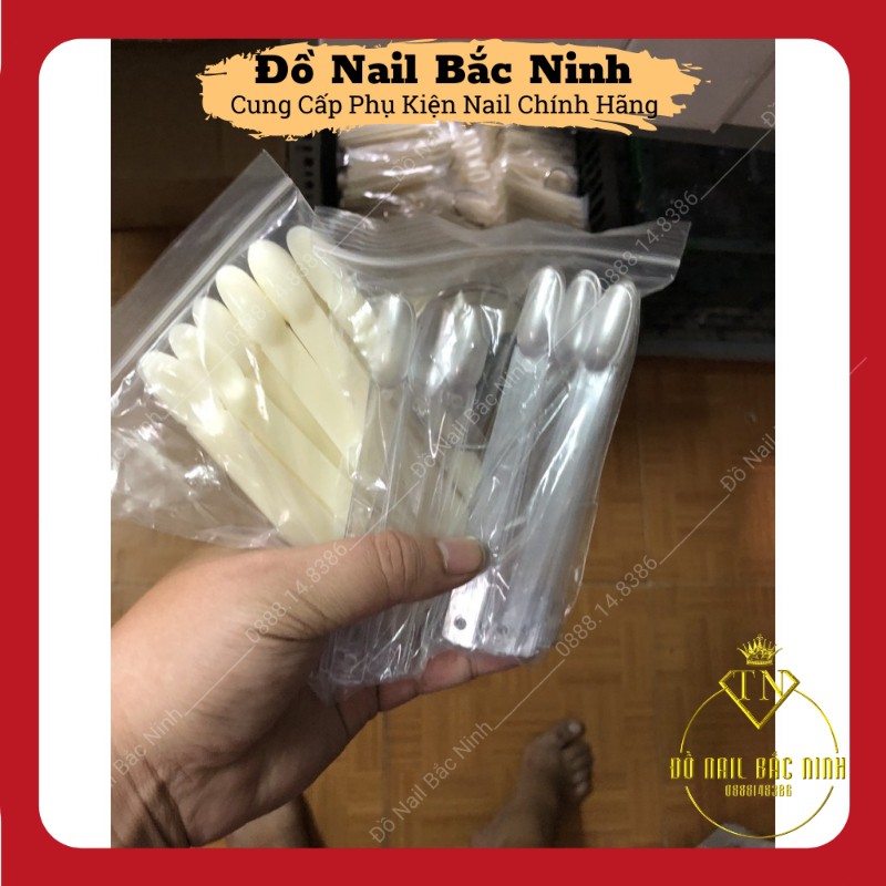 Móng Que Tập Sơn Phom Bầu Tròn Gói 50 Móng