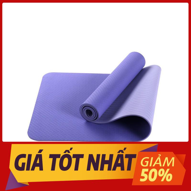 Thảm tập Yoga 2 lớp chống trơn không thấm nước - dụng cụ tập thể hình