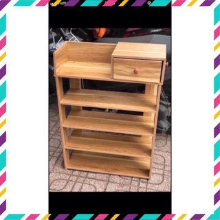 Kệ để giày dép - kệ để phụ kiện 5 tầng màu vân gỗ