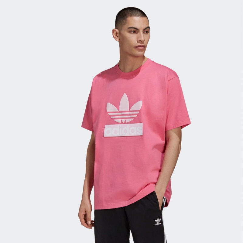 Adidas Men's ORIGINALS BIG TRFL TEE sports short-sleeved T-shirt H09348 +++ 100% Authentic Guarantee +++