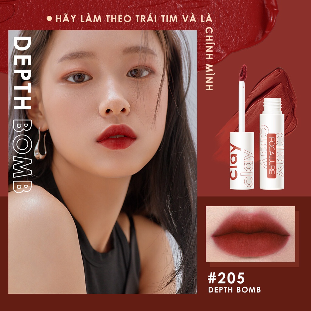 Son kem lì FOCALLURE 2.5g sương mịn khoai tây nghiền mượt mà như nhung