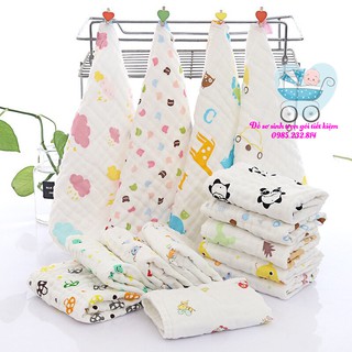 Khăn xô 6 lớp rửa mặt cho bé