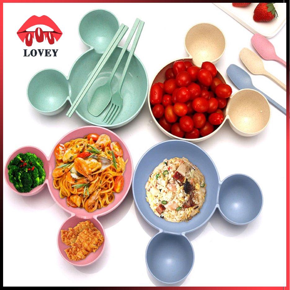 Bát ăn cơm làm từ nhựa kiểu dáng dễ thương