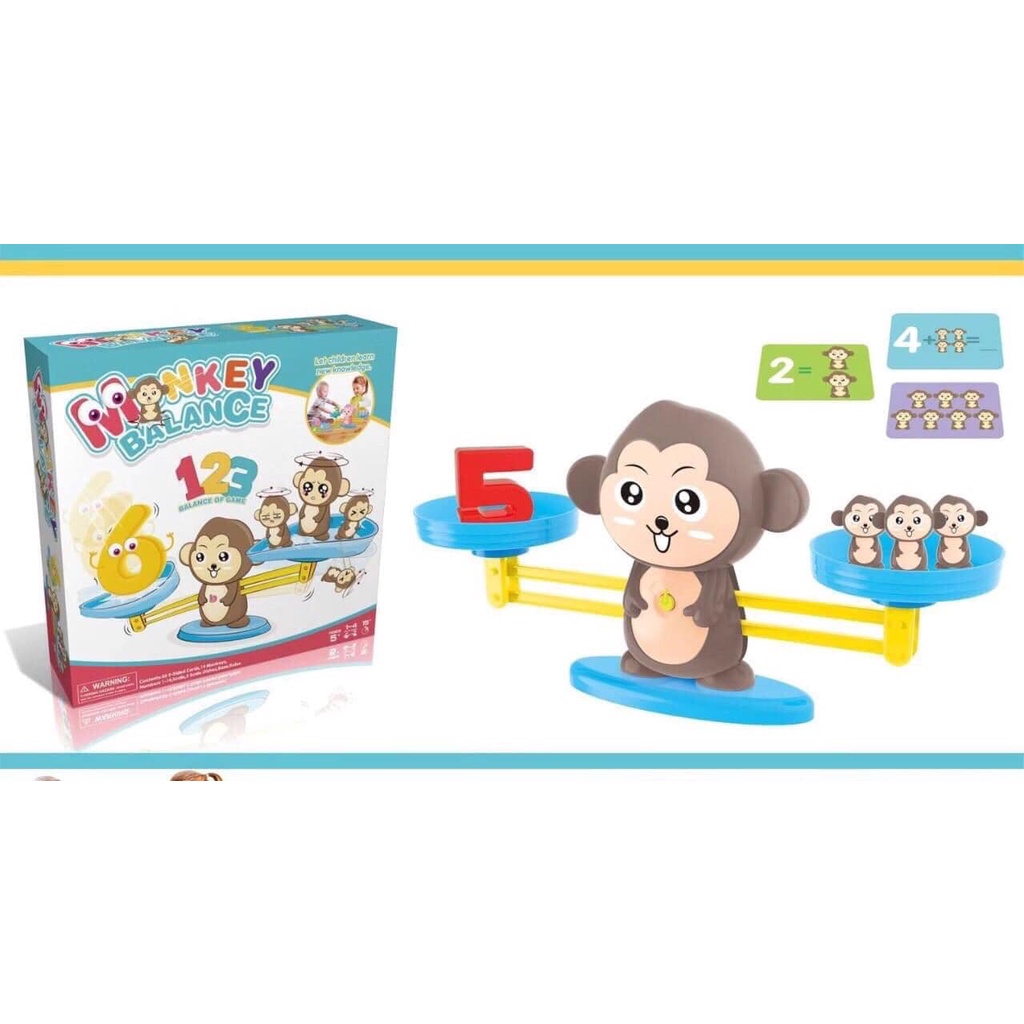 ĐỒ CHƠI KHỈ CÂN BẰNG HỌC TOÁN- PHÁT TRIỂN TƯ DUY TOÁN HỌC CHO BÉ