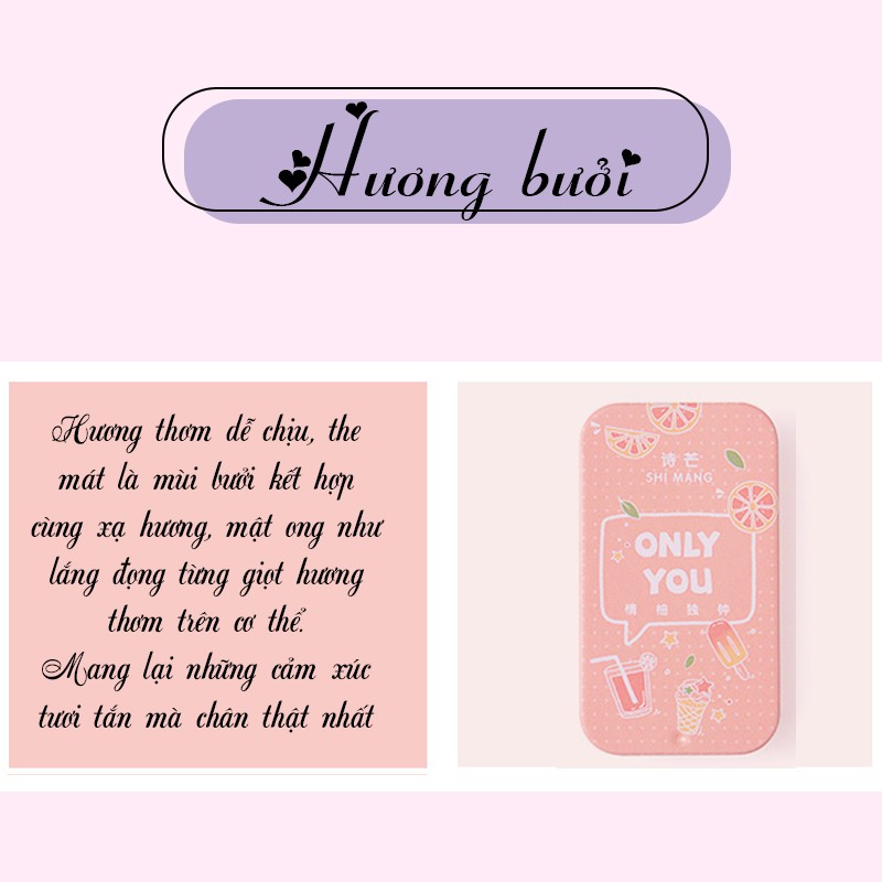 Nước hoa khô SHIMANG hương trái cây ngọt ngào tươi mát sáp thơm ZD-NH2 | BigBuy360 - bigbuy360.vn