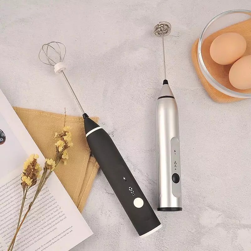 [Đủ màu] Máy Tạo Bọt Cà Phê Cao Cấp 3 Chế Độ, Tặng Kèm Cáp USB và Đầu Đánh Trứng