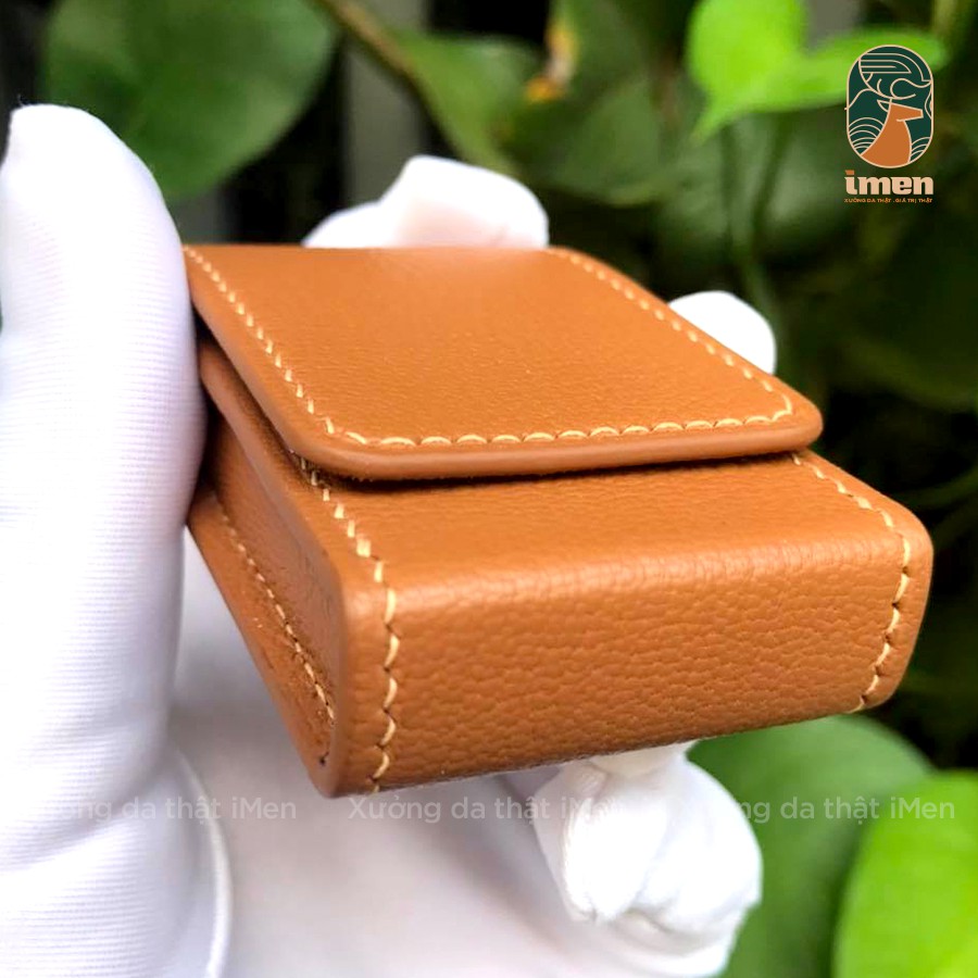 [Da Relma] [Phụ kiện] Case Dupont 2LigLignine handmade gắn thắt lưng, bao da Handmade - Màu vàng