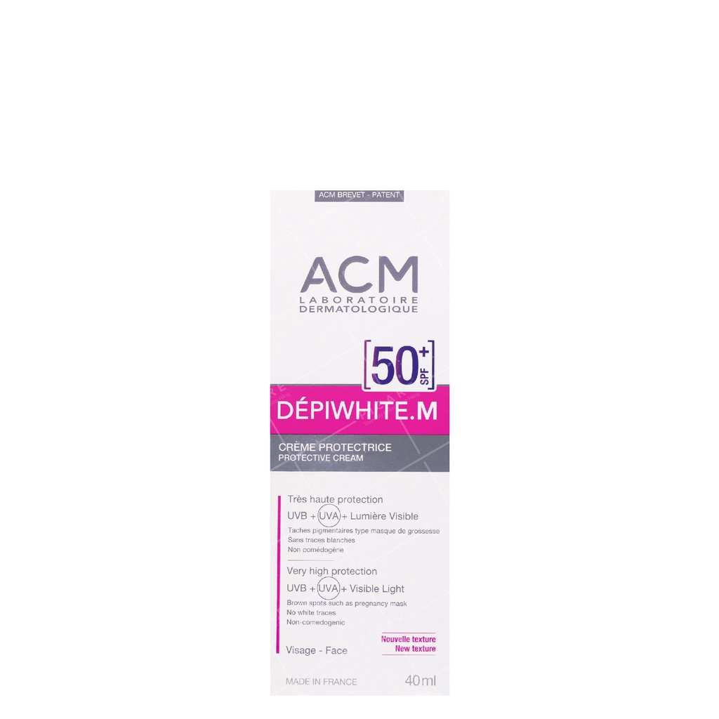Kem chống nắng giảm nám & sạm da ACM Depiwhite M Protective Cream SPF50+ 40ml