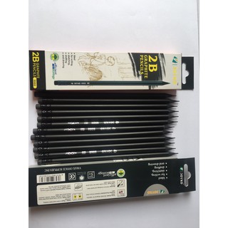Bút chì than đen Joyko 9988 - Thân gỗ đen