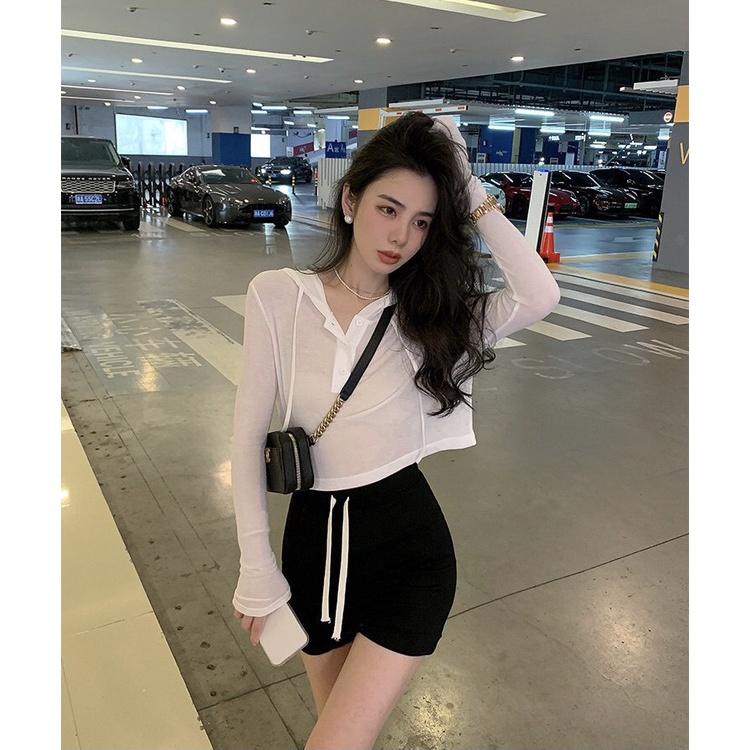 Set chân váy body+hoodie KÈM ẢNH THẬT
