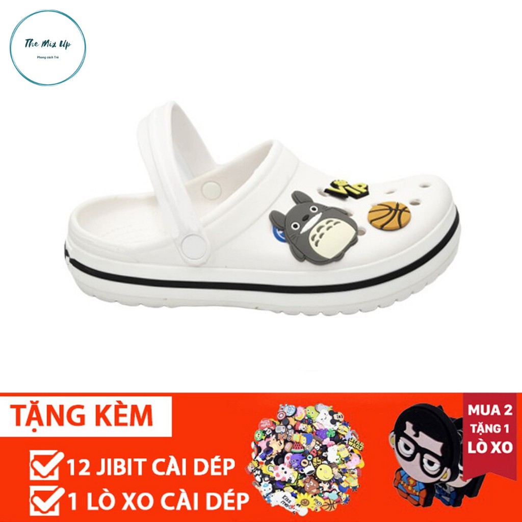 [Siêu Sale] [Siêu Hot Tặng 6 Sticker] Dép Cross Màu Trắng Toroco bít đầu💖FREESHIP💖dép cross bít đầu hotrend BAN03 | BigBuy360 - bigbuy360.vn