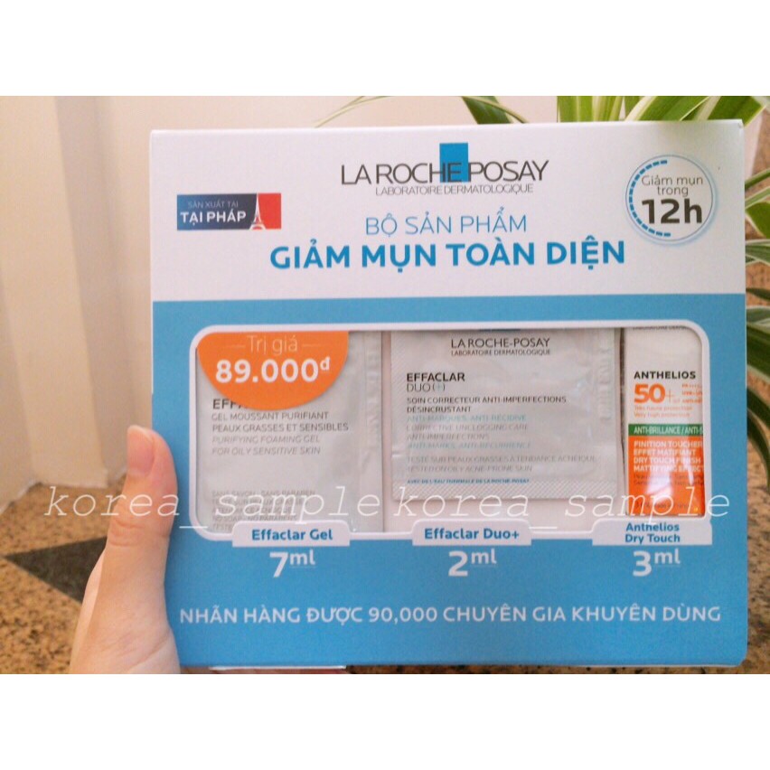 Bộ sản phẩm mẫu thử giảm mụn La Roche Posay