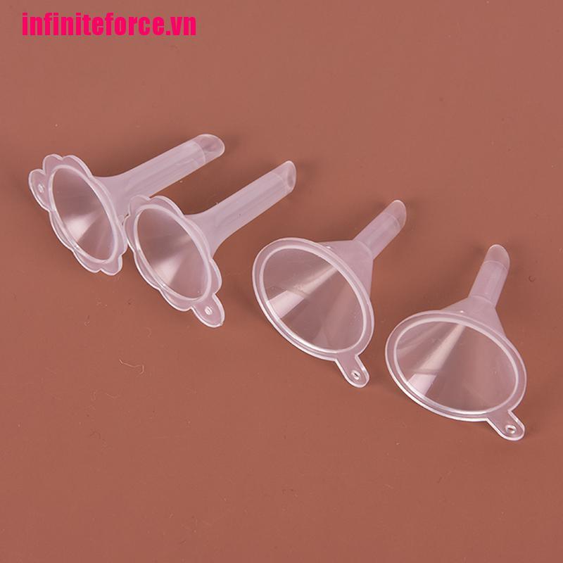 (Hàng Mới Về) Set 2 Phễu Nhựa Mini Rót Tinh Dầu / Nước Hoa Tiện Lợi