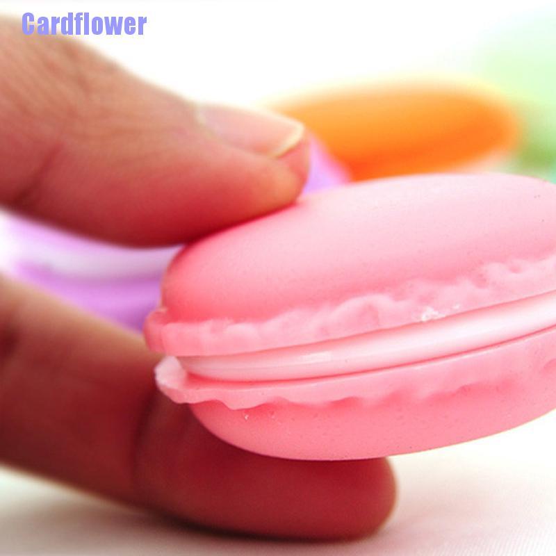 Hộp đựng trang sức mini hình bánh macaron màu sắc ngọt ngào đáng yêu