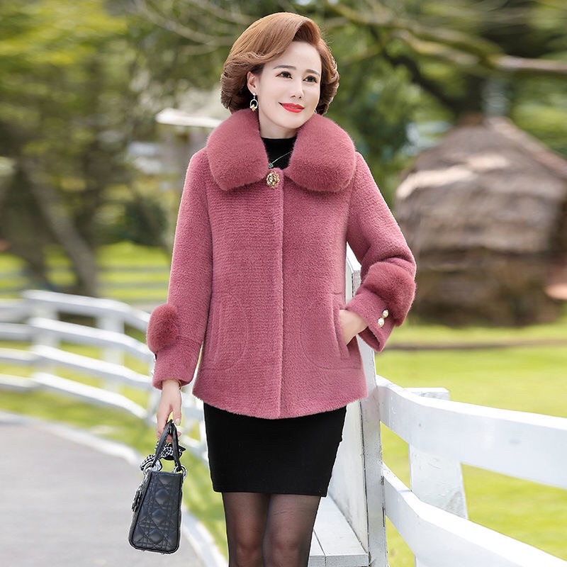 Áo khoác nữ cao cấp, chất dạ lông dày dặn, ấm áp, kiểu dáng sang trọng NV0883
