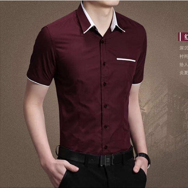 Áo sơ mi nam tay ngắn cao cấp form đẹp size m l xl 2xl | BigBuy360 - bigbuy360.vn