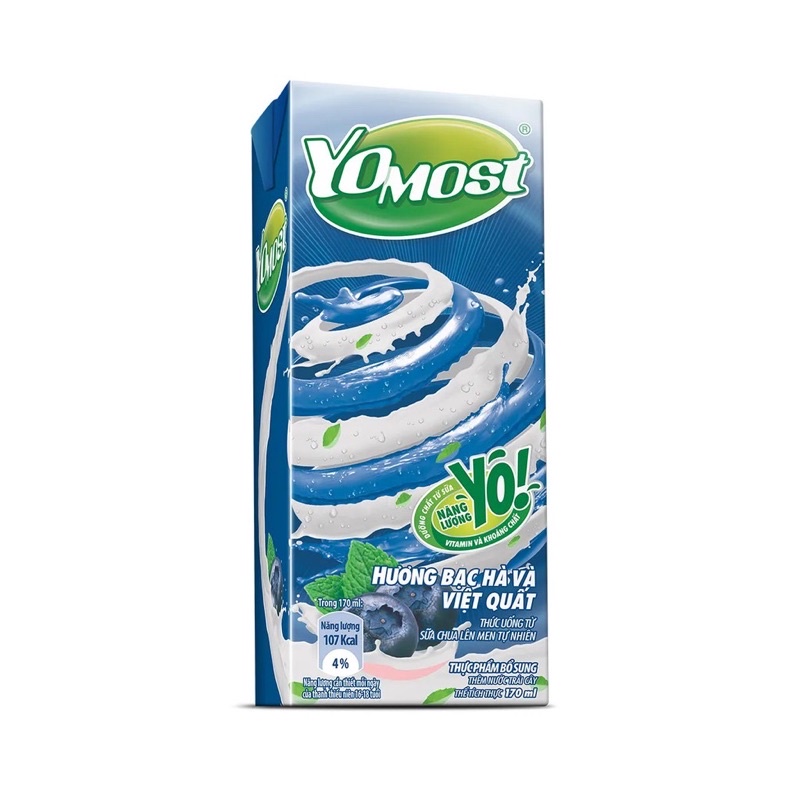 SỮA YOMOST VỊ VIỆT QUẤT 170ml